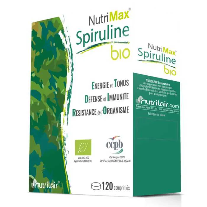 **NUTRIMAX SPIRULINE BIO 120 COMPRIMES**