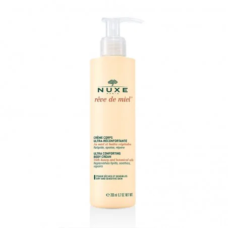 NUXE REVE DE MIEL CREME CORPS ULTRA-RECONFORTANTE 200ML PEAUX TRÈS SÈCHES ET SENSIBLES