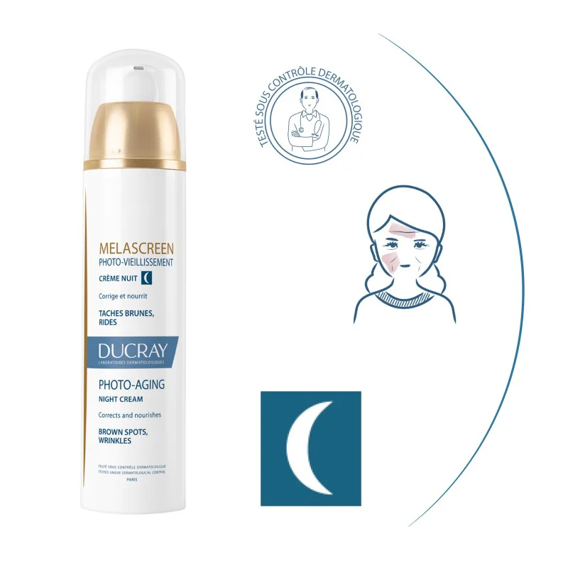 DUCRAY MELASCREEN PHOTO-AGING CRÈME NUIT 50 ML