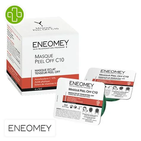 ENEOMEY MASQUE PEEL OFF C10 ECLAT TENSEUR 10X5ML