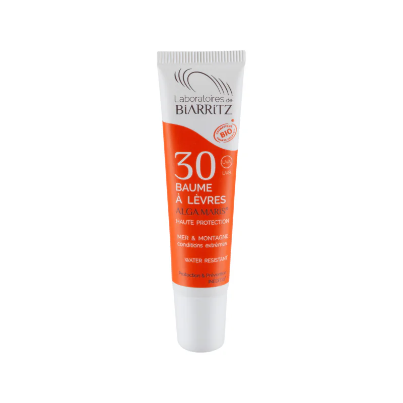 BIARRITZ ALGAMARIS – BAUME À LÈVRES SPF30 MER ET MONTAGNE 15ML