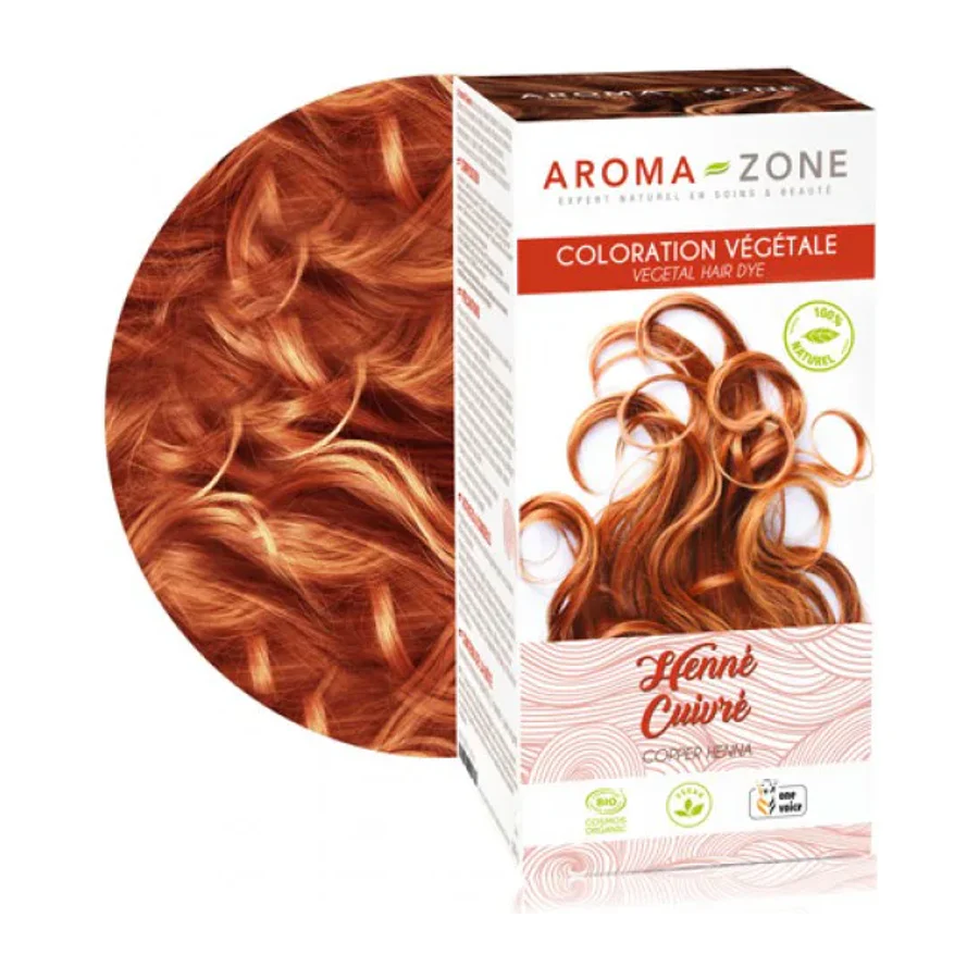 COLORATION VÉGÉTALE CUIVRÉ BIO – AROMA ZONE