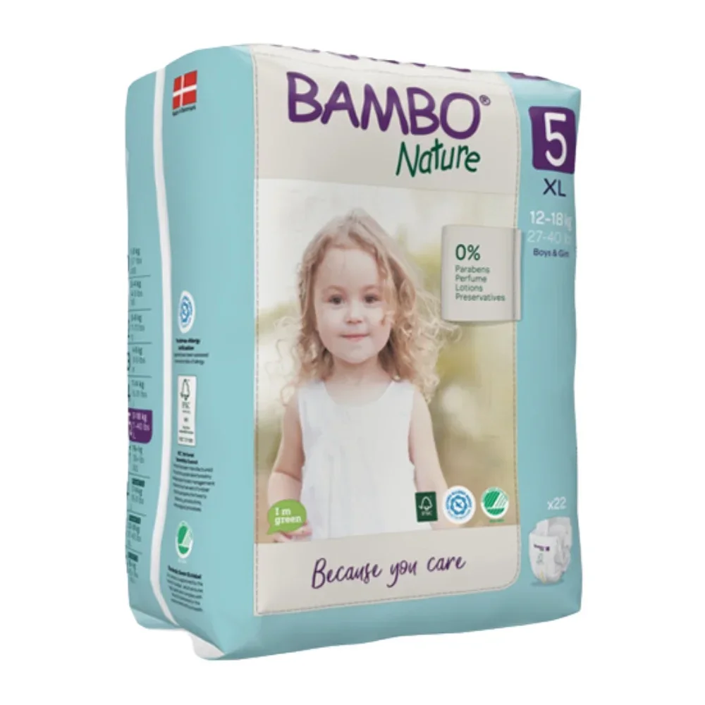 Bambo Nature 5, couches XL 12-18kg/44un