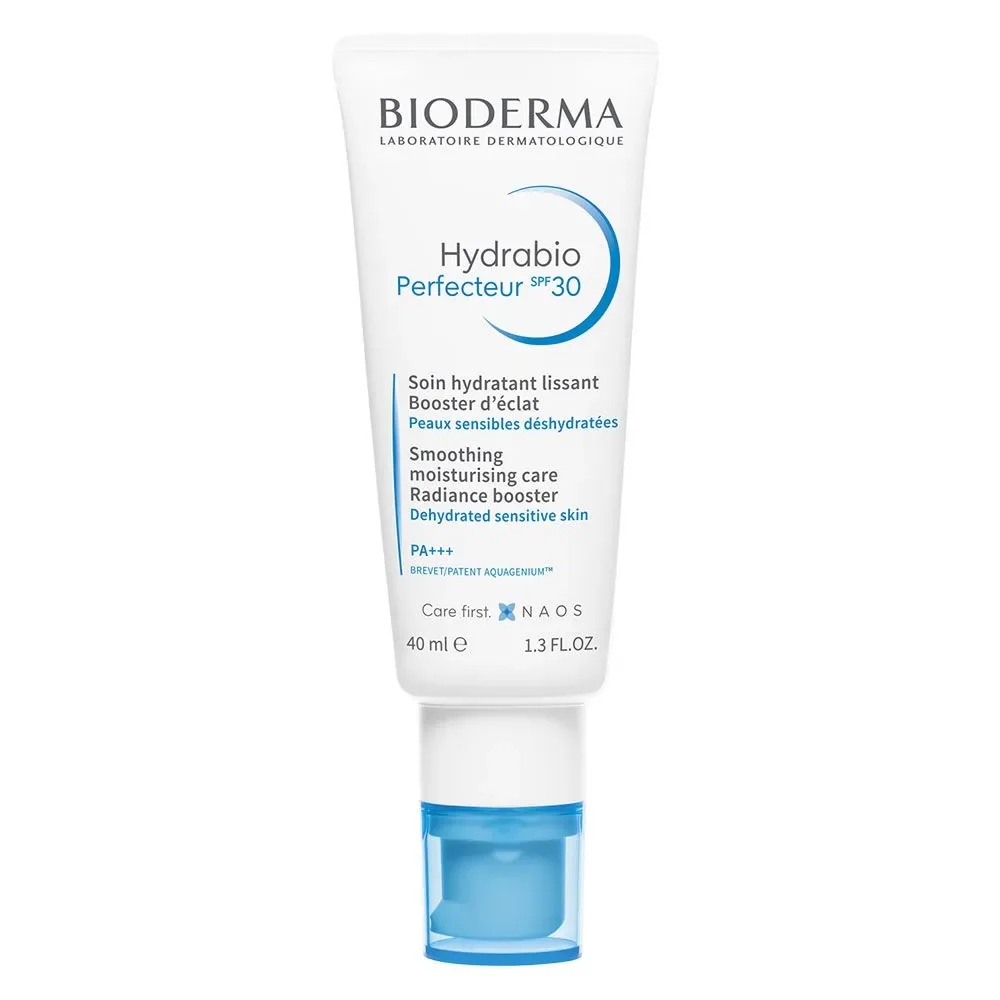 BIODERMA HYDRABIO PERFECTEUR SOIN HYDRATANT SPF30 PEAUX SENSIBLES DESHYDRATEES 40ML
