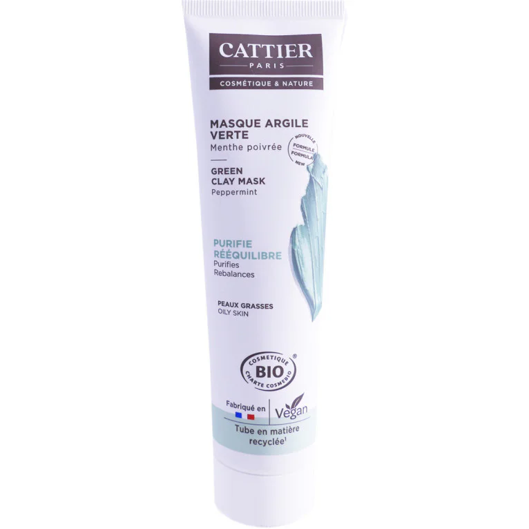 CATTIER MASQUE A L’ARGILE VERTE 100ML