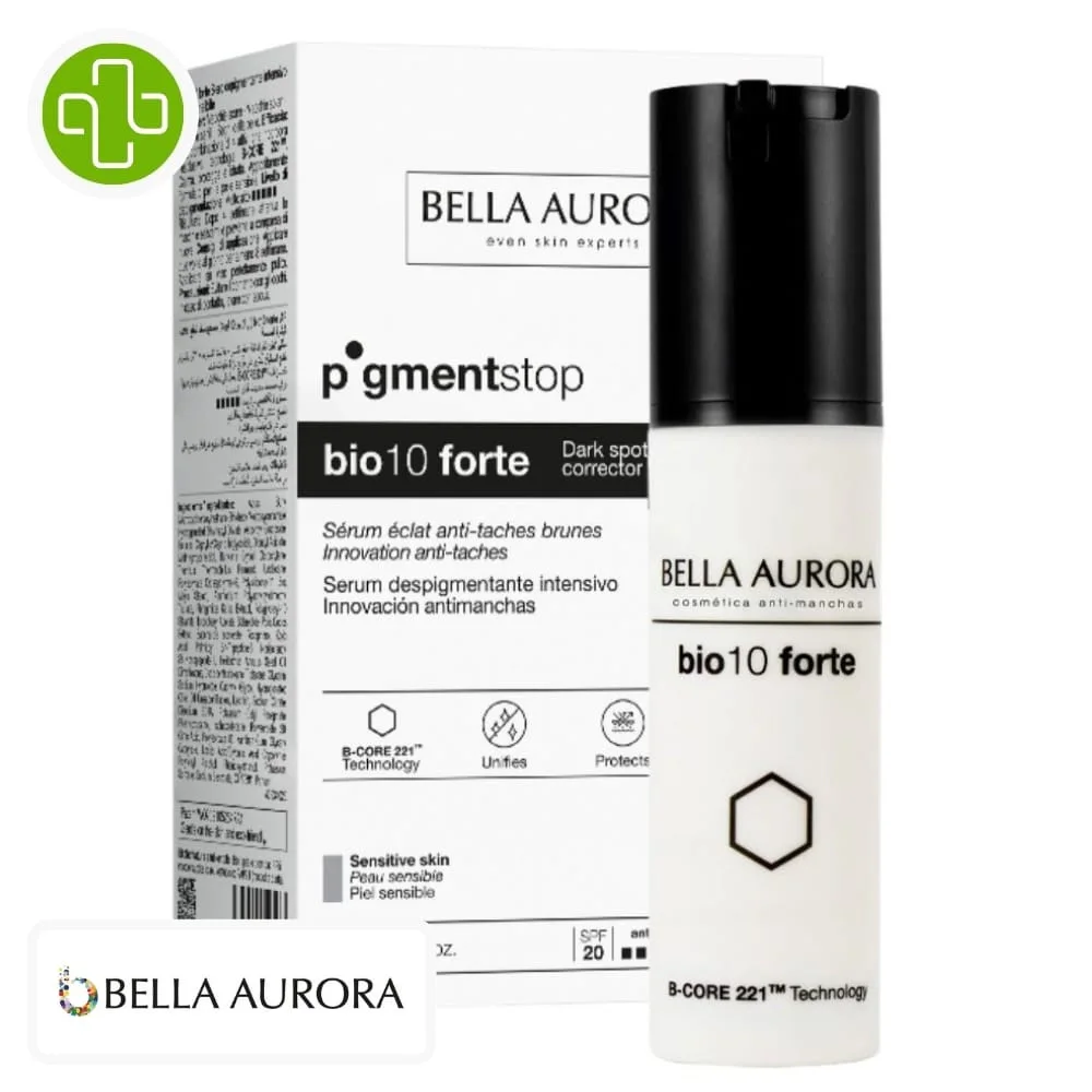 *BELLA AURORA BIO 10 FORTE PIGMENT PEAU SENSIBLE 30ML*
