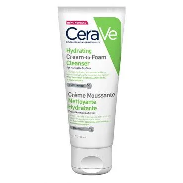 CERAVE CREME MOUSSANTE HYDRATANTE PEAUX NORMALES A SECHES 100ML
