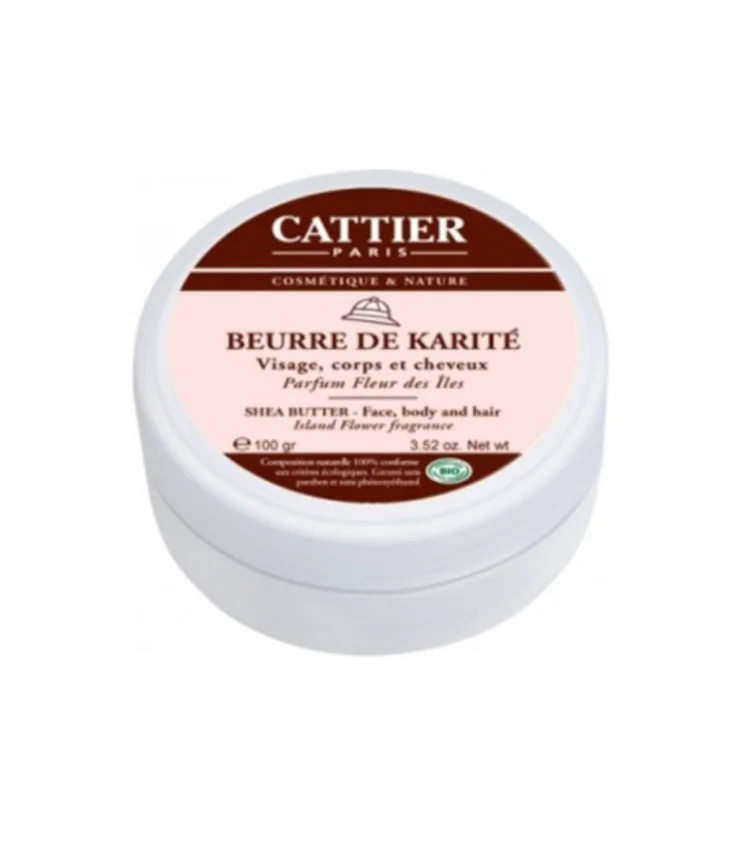 CATTIER BEURRE DE KARITE – FLEUR DES ILES 100G