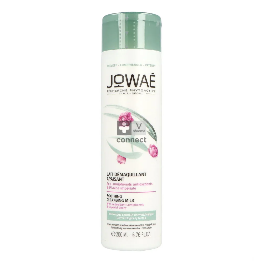 JOWAÉ LAIT DÉMAQUILLANT APAISANT 200 ML
