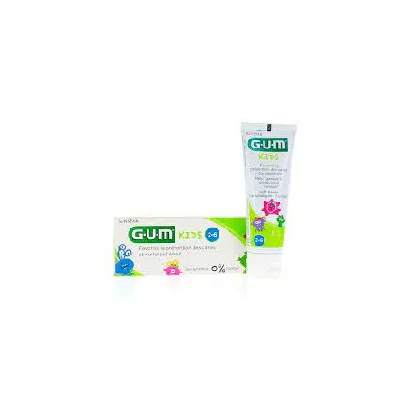 GUM Dentifrice Kids 2 à 6 ans 50ml
