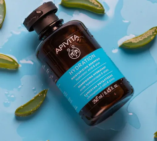 **APIVITA SHAMPOOING HYDRATANT ACIDE HYALURONIQUE & ALOE VERA 250ML**