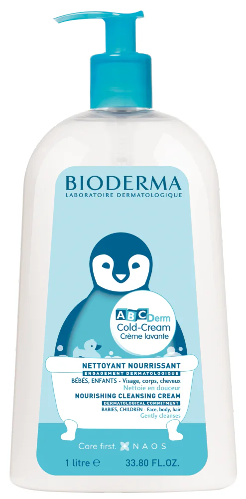 *BIODERMA ABCDERM COLD CREME CREME LAVANTE1L*