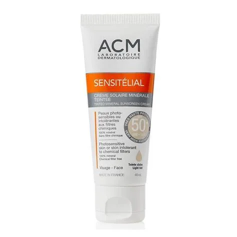 ACM SENSITÉLIAL SPF 50+ MINERAL CRÈME SOLAIRE 40 ML