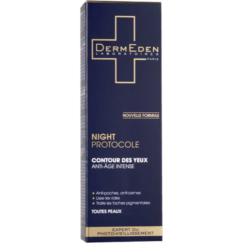 DERMEDEN CONTOUR YEUX ANTI-ÂGE INTENSE REGARD NUIT 15 ML
