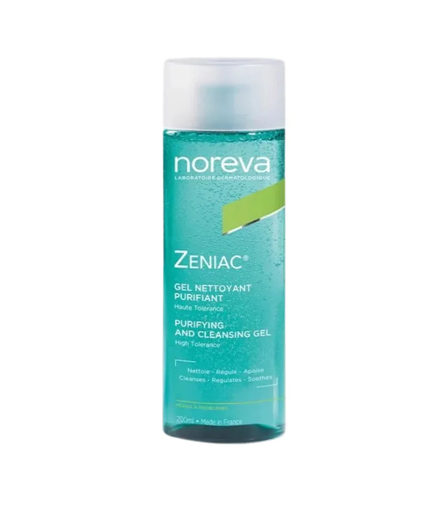 NOREVA ZENIAC GEL NETTOYANT PURIFIANT 200ML HAUTE TOLÉRANCE – VISAGE ET CORPS