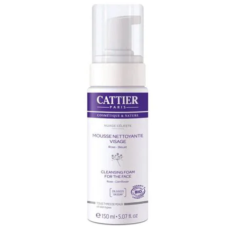 CATTIER MOUSSE NETTOYANTE VISAGE- NUAGE CELESTE 150ML