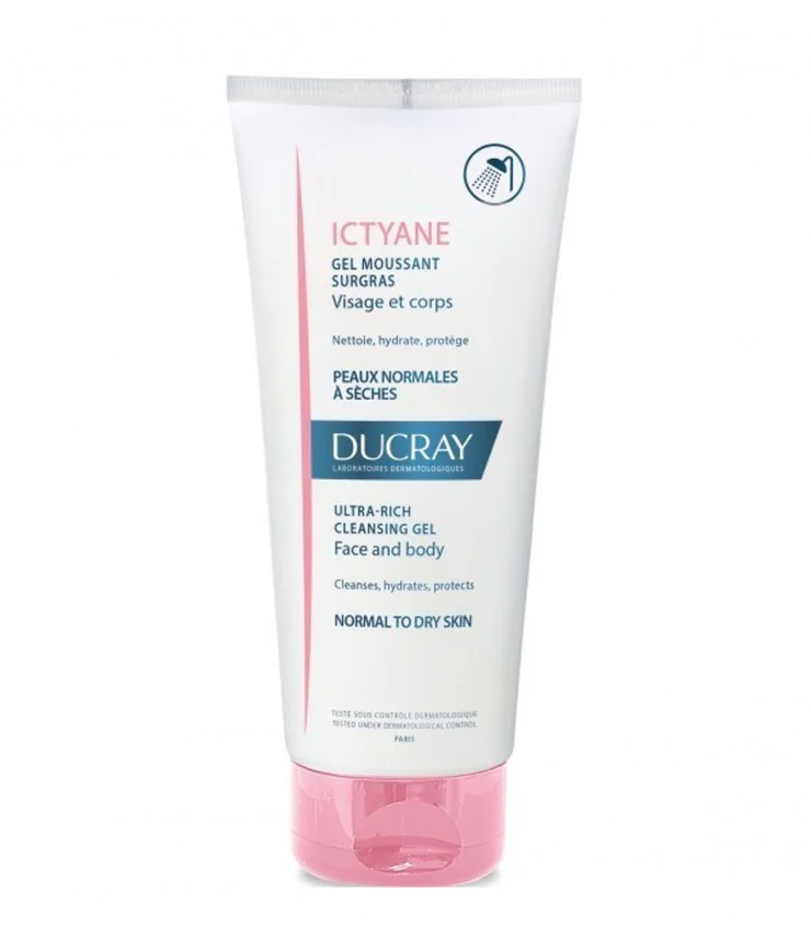 DUCRAY ICTYANE GEL MOUSSANT SURGRAS 200 ML