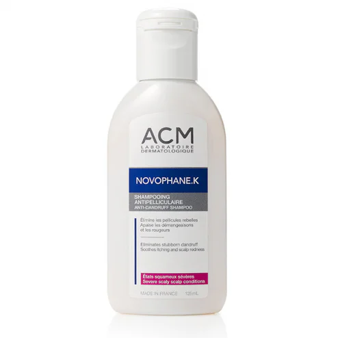 ACM Novophane K Shampooing antipelliculaire squames sévères 125ml