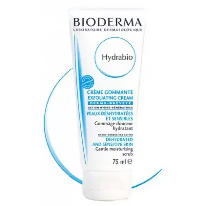 BIODERMA HYDRABIO CREME GOMMANTE 75ML DOUX HYDRATANT À L’AQUAGÉNIUM