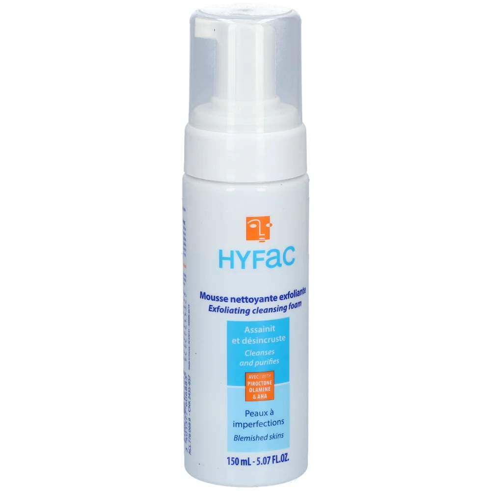 HYFAC MOUSSE NETTOYANTE EXFOLIANTE 150 ML