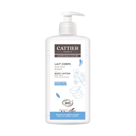 CATTIER LAIT CORPS MODELANT ALOE VERA / ONAGRE – 500ML