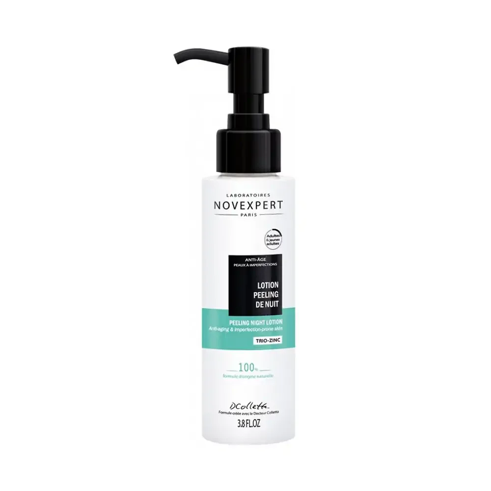 NOVEXPERT LOTION PEELING DE NUIT TRIO-ZINC