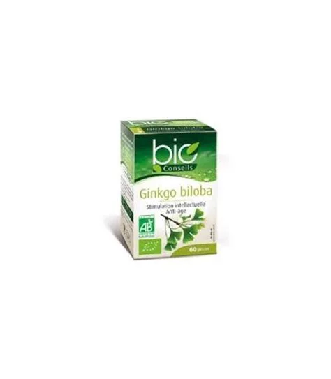 GINKGO BILOBA STIMULATION INTELLECTUELLE ANTI-ÂGE 60 GÉLULES