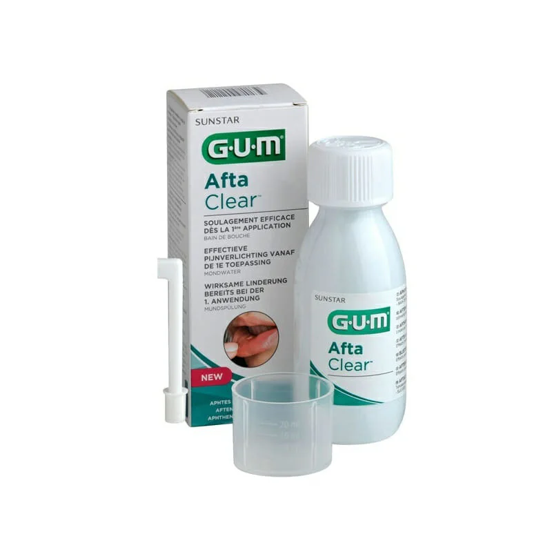 GUM AFTACLEAR Bain de bouche 120ml