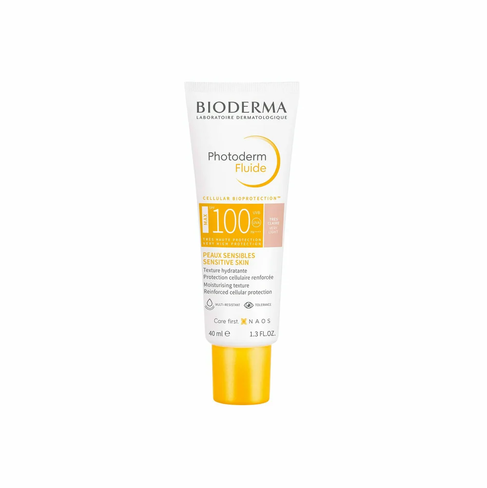 Bioderma Photoderm Fluide Teint Tres claire spf100 + Atoderm Gel