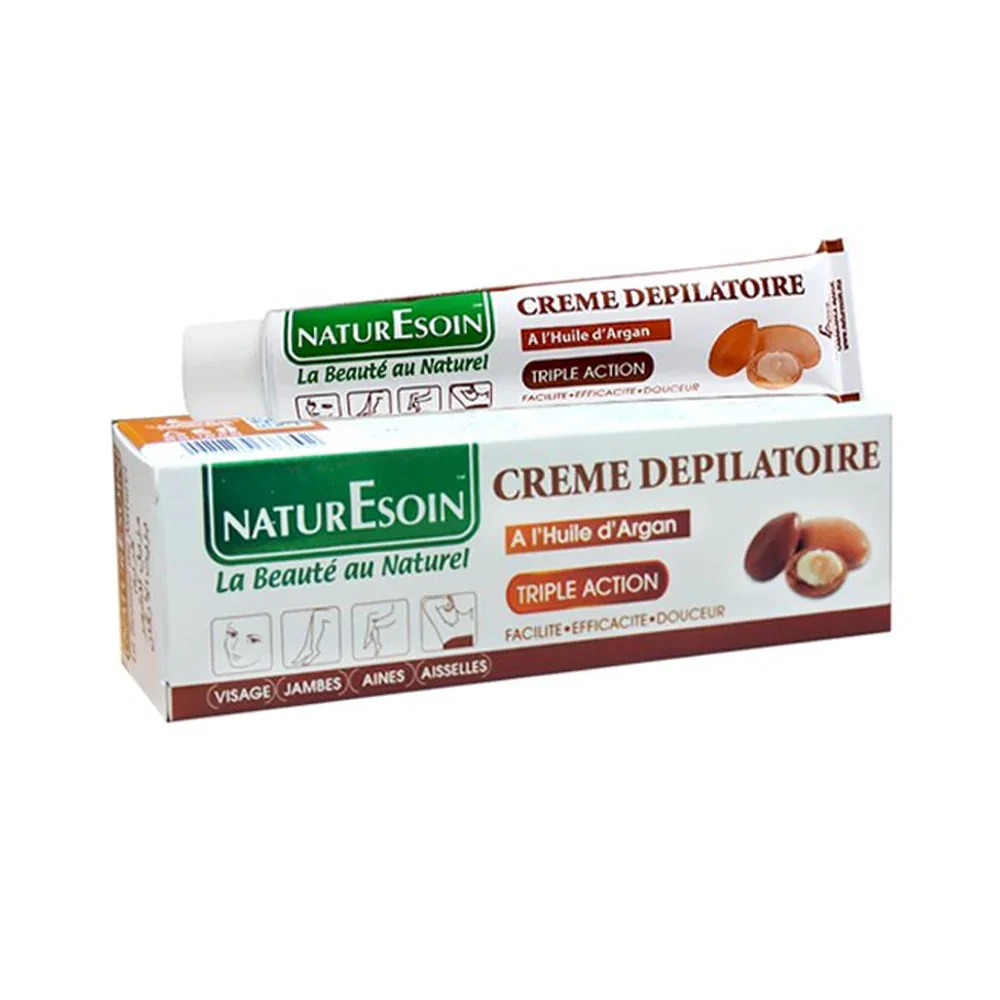 NaturEsoin Crème Dépilatoire à l’Huile d’Argan – 50 ml