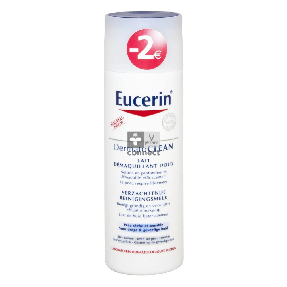 EUCERIN DERMATOCLEAN LAIT DÉMAQUILLANT DOUX 200 ML