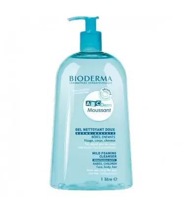 ABCDERM GEL NETTOYANT MOUSSANT DOUX 1L