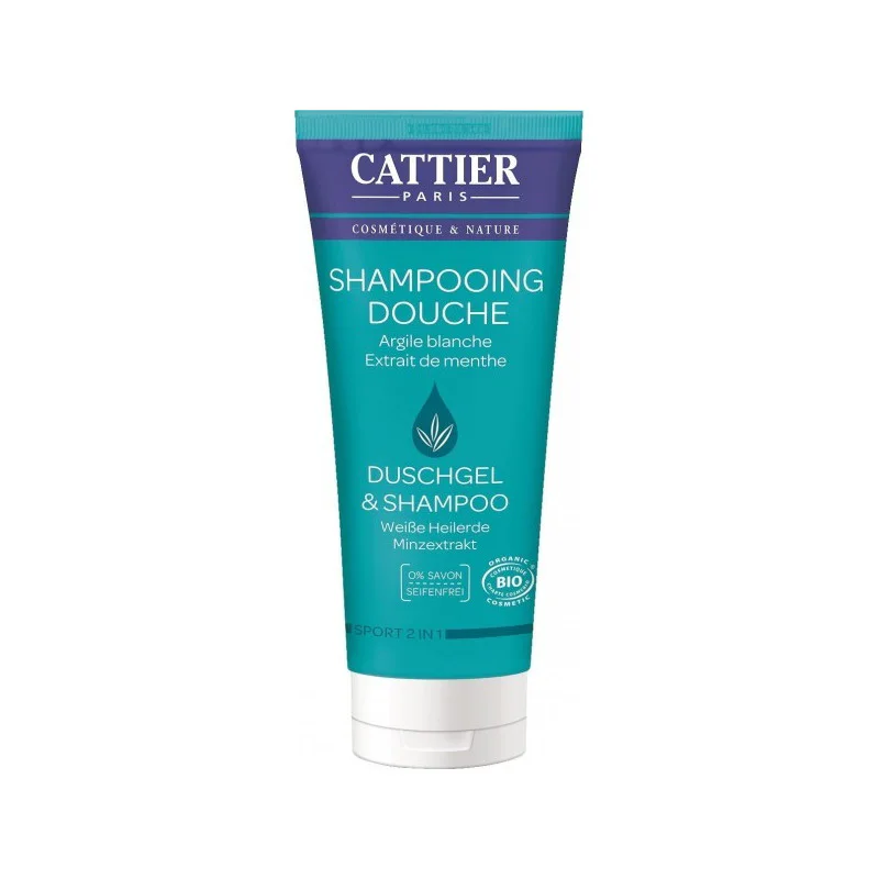 CATTIER GEL DOUCHE SPORT – CORPS ET CHEVEUX 200ML