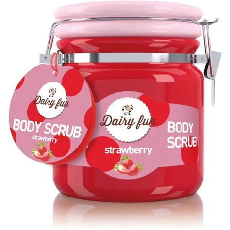 DELIA DAIRY FUN BODY SCRUB STRAWBERRY- GOMMAGE POUR LE CORPS FRAISE