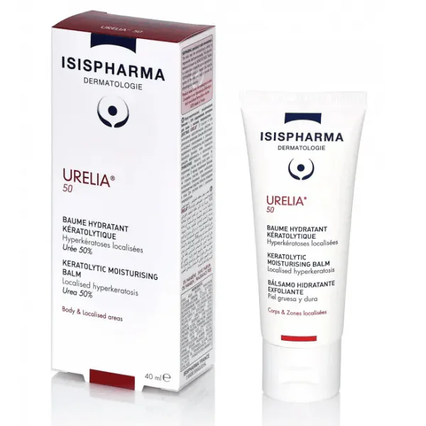 ISISPHARMA URELIA 50 BAUME HYDRATANT KERATOLYTIQUE 50% URÉE 40ML