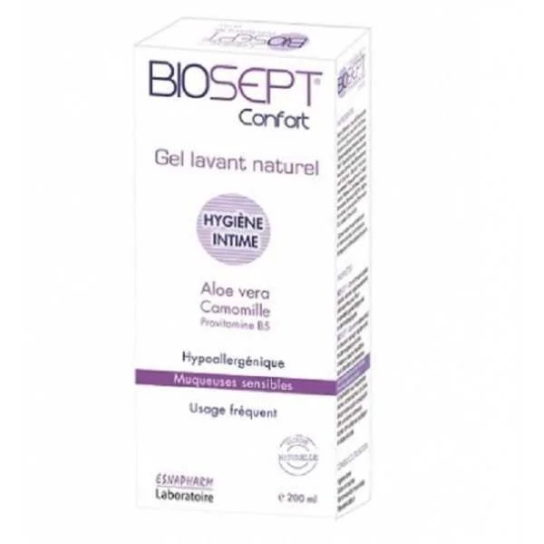 BIOSEPT 7.5 GEL NETTOYANT TRAITANT EXTRA-DOUX À L’ALOE VERA 200 ML