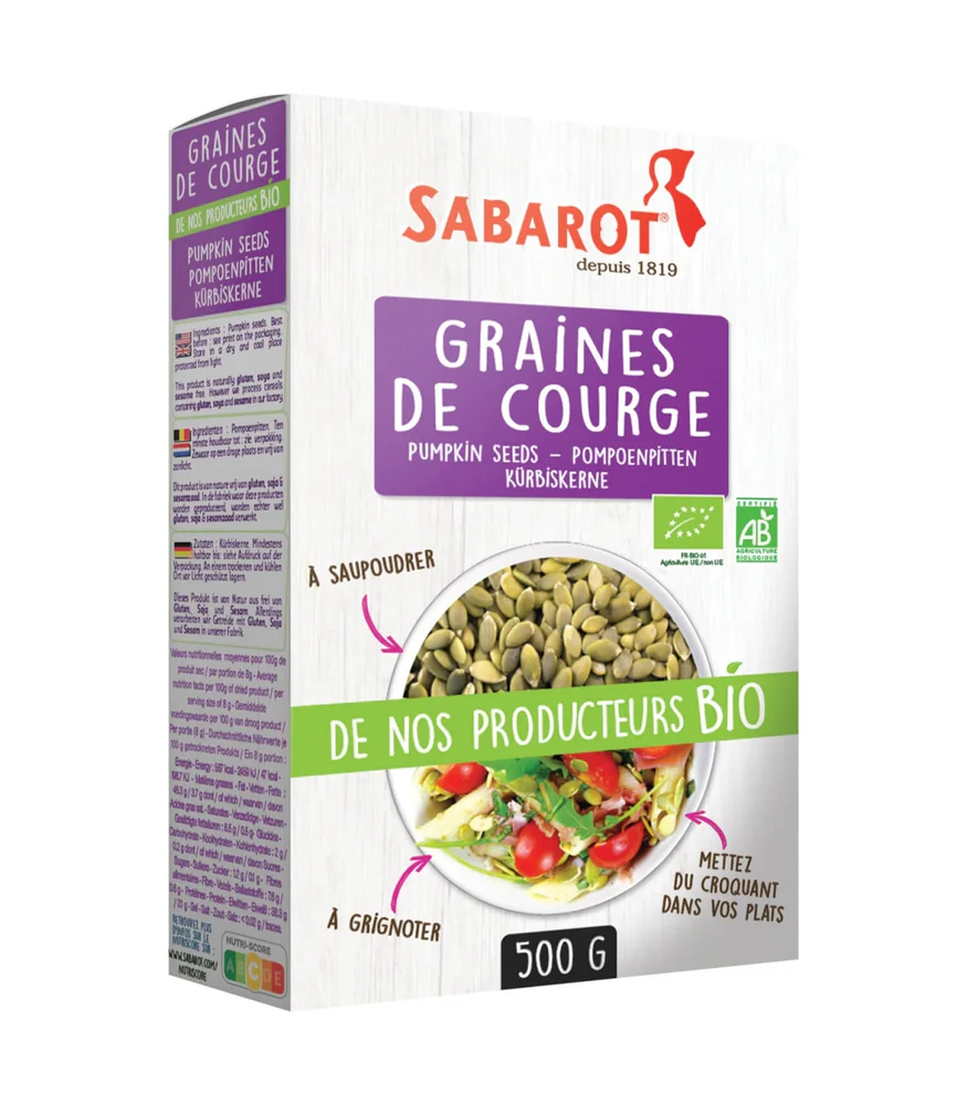 GRAINES DE COURGE BIO – 500G