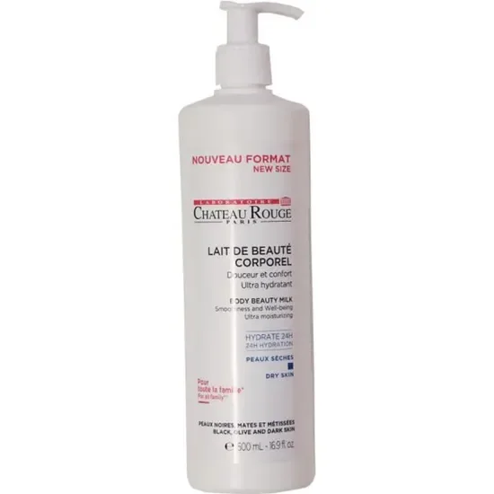 CHATEAU ROUGE LAIT DE BEAUTÉ CORPOREL ULTRA HYDRATANT 500ML