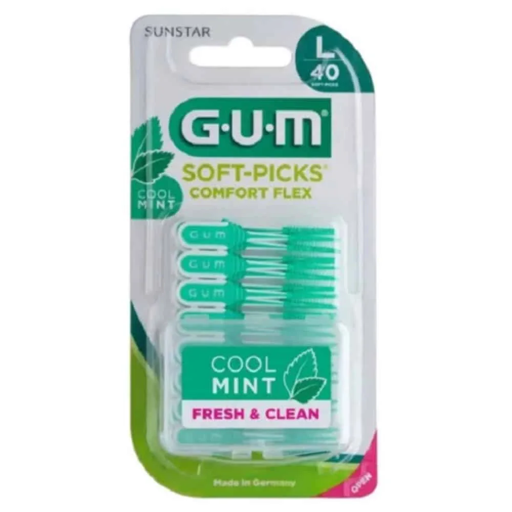 GUM Soft-Pick ConfortFlex /40 mentholé
