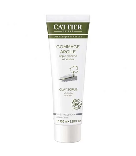 CATTIER GOMMAGE A L’ARGILE BLANCHE 100ML