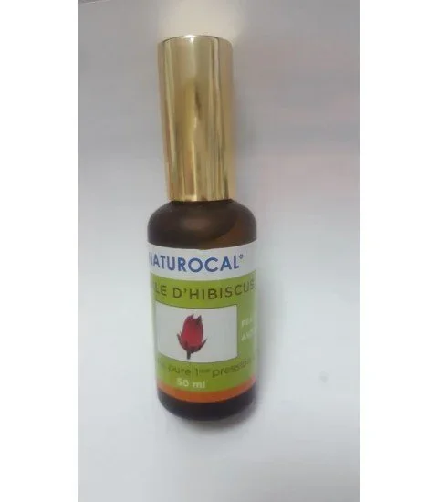 HUILE VÉGÉTALE D’ HIBISCUS BIO PURE- FLACON 50 ML