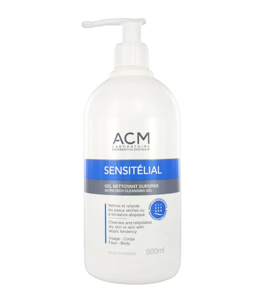 ACM SENSITELIAL GEL NETTOYANT SURGRAS 500ML