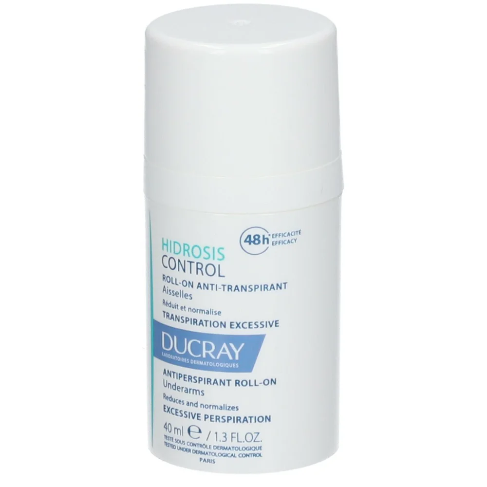 Ducray – Hidrosis Control Roll On aisselles – 40 ml