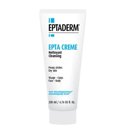 EPTADERM EPTA CRÈME NETTOYANT PEAUX SECHES VISAGE-CORPS 200 ML