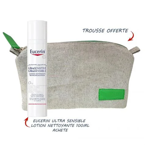 EUCERIN ULTRA SENSIBLE LOTION NETTOYANTE 100 ML + TROUSSE OFFERTE