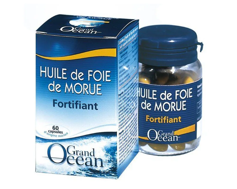 HUILE DE FOIE DE MORUE 60 CAPSULES