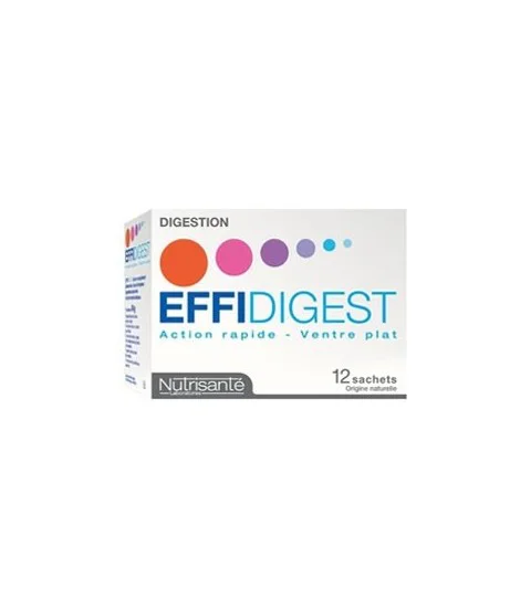 EFFIDIGEST VENTRE PLAT 12 SACHETS ACTION RAPIDE