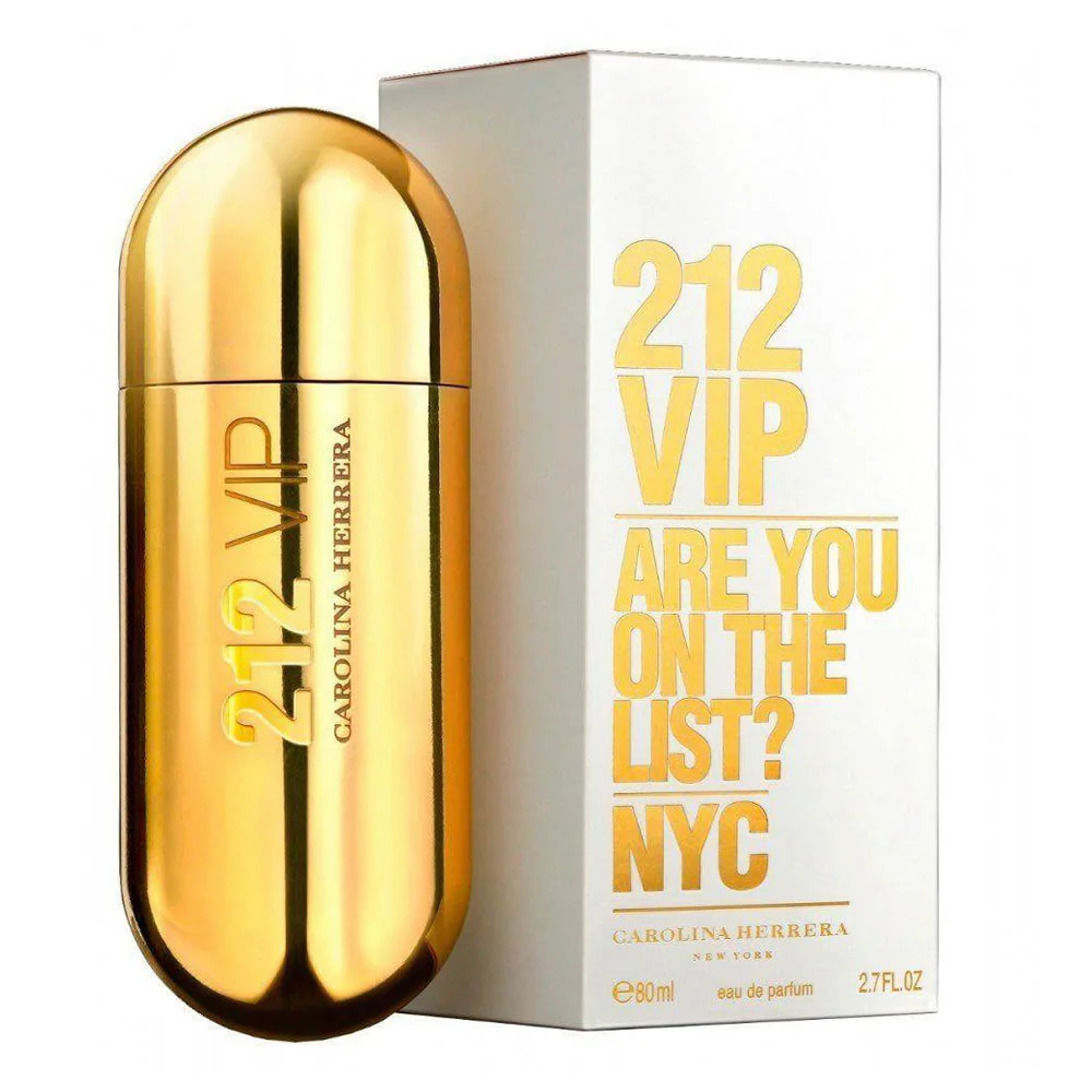 *CAROLINA HERRERA 212 VIP EAU DE PARFUM POUR FEMME 80ML*