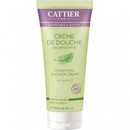 CATTIER CREME DE DOUCHE NOURRISSANTE- PARFUM THE VERT 200ML