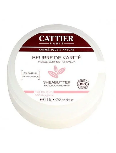 CATTIER BEURRE DE KARITE – NATURE 100G